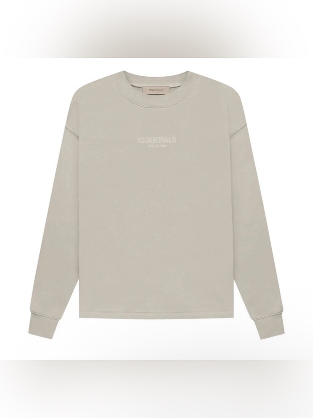NEW Fear of God Essentials Relaxed Crewneck Sweatshirt Smoke Size XXL